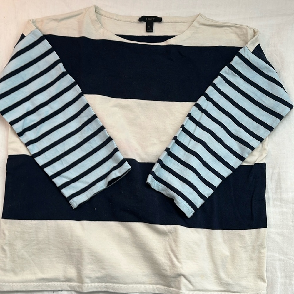 Striped J.crew shirt.